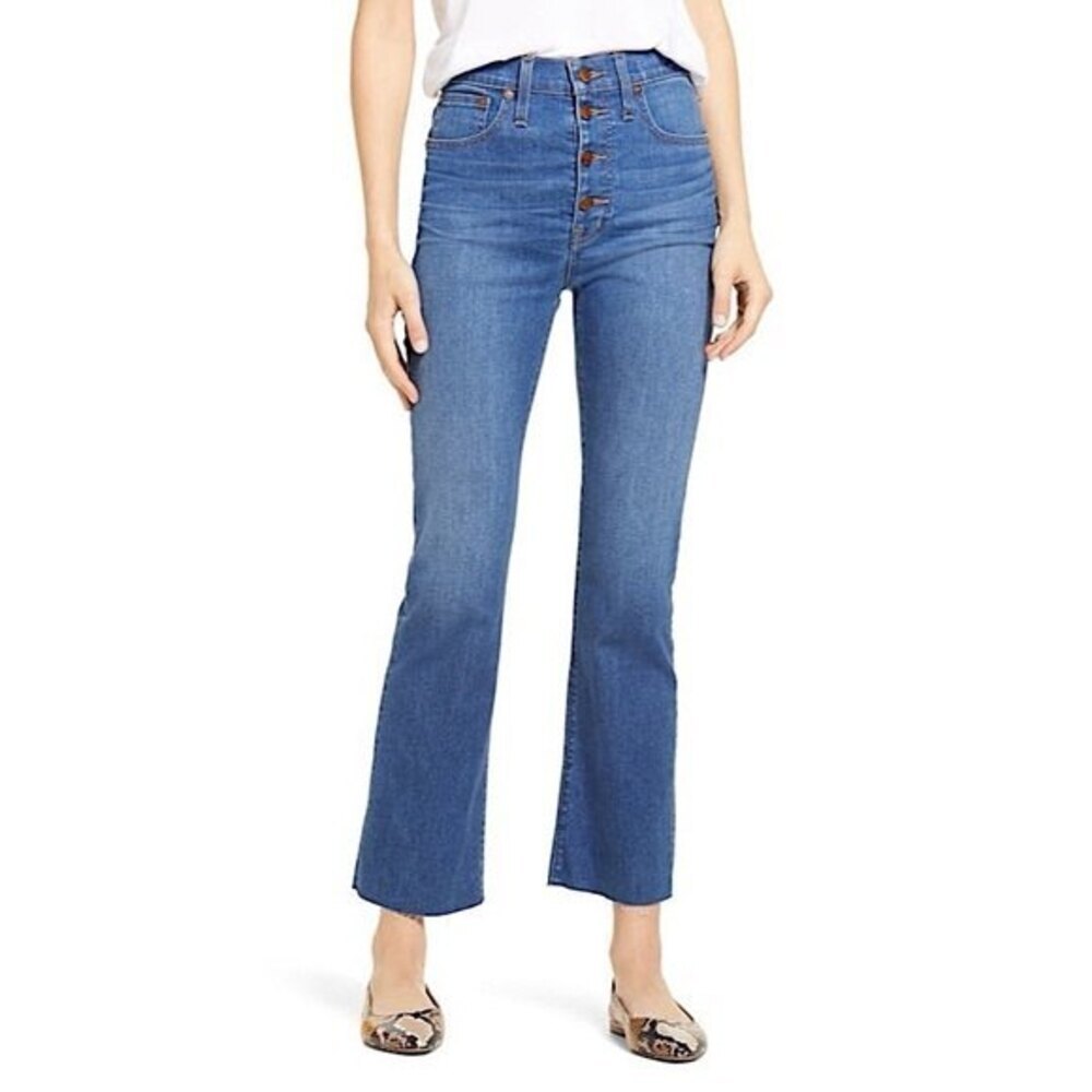 Madewell Medium Wash Cali Demi Boot Jeans Blue Size 26